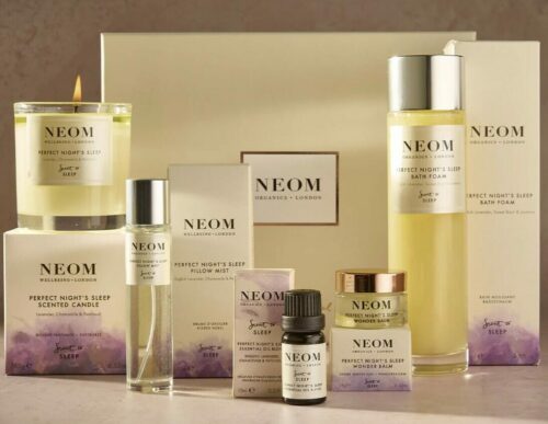 luxury christmas gifts for parents - neom sleepy box