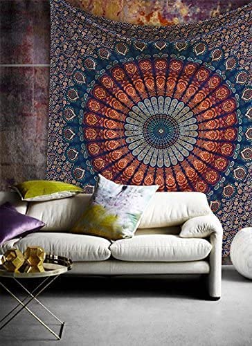 wall tapestry and sofa - gifts for uni students