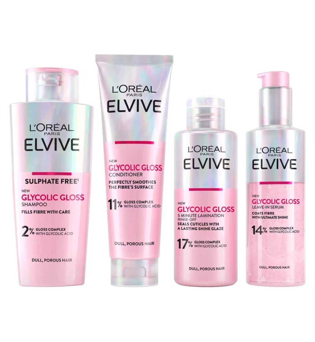 L'Oreal Elvive glycolic shampoo bundle