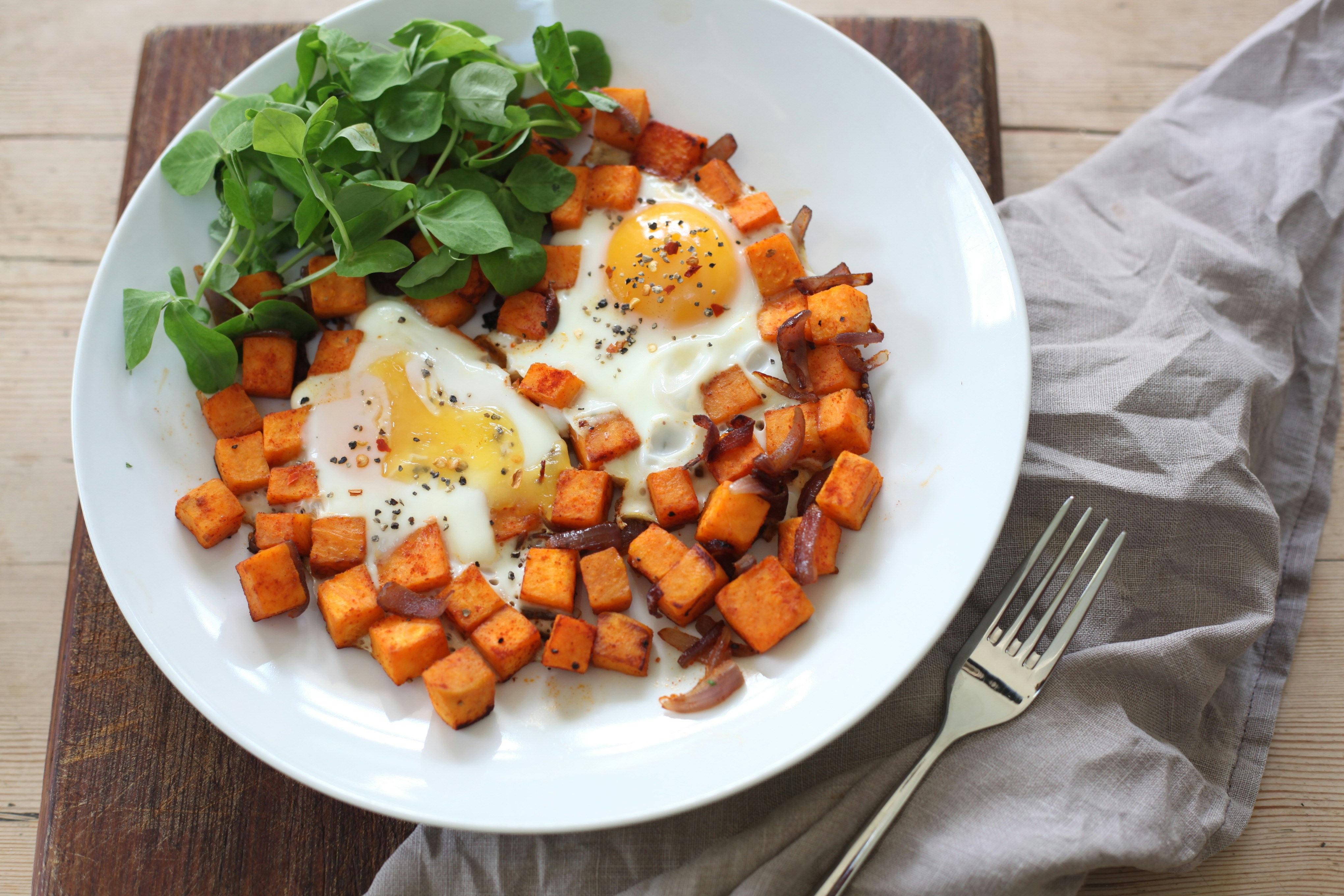 Air Fryer Sweet Potato Hash