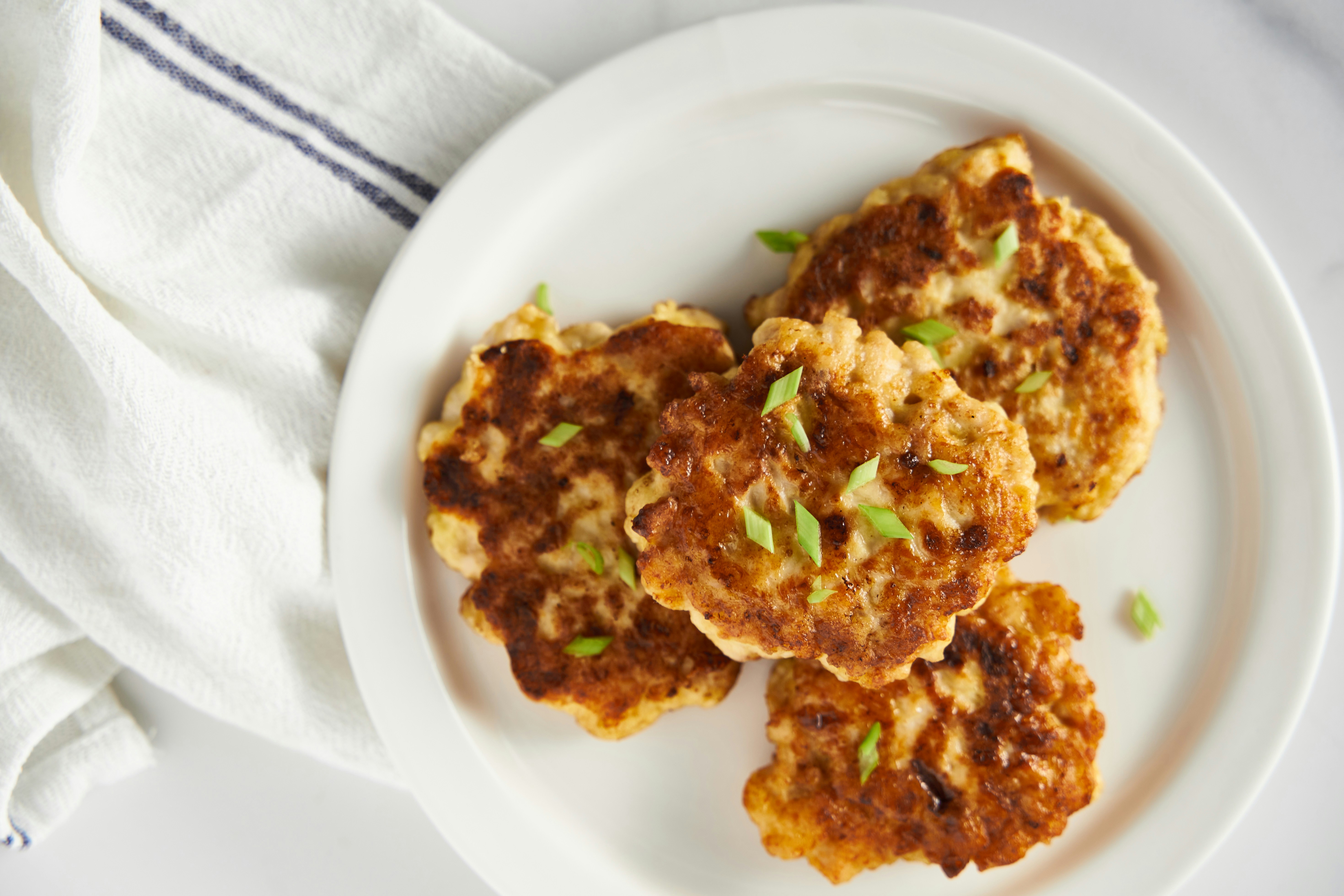 Air Fryer Sweetcorn Courgette Fritters