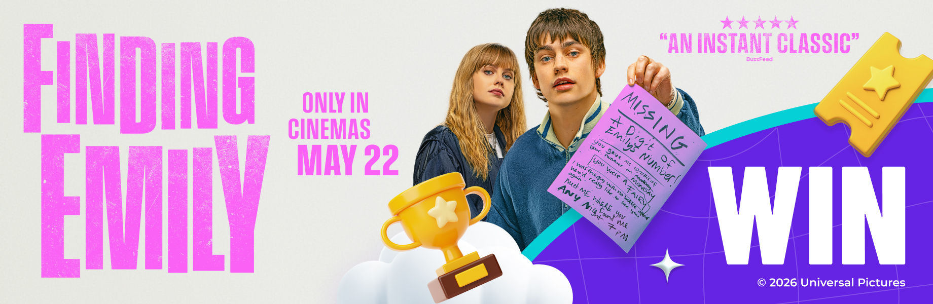 Win A Main Character Reset with Finding Emily x Student Beans