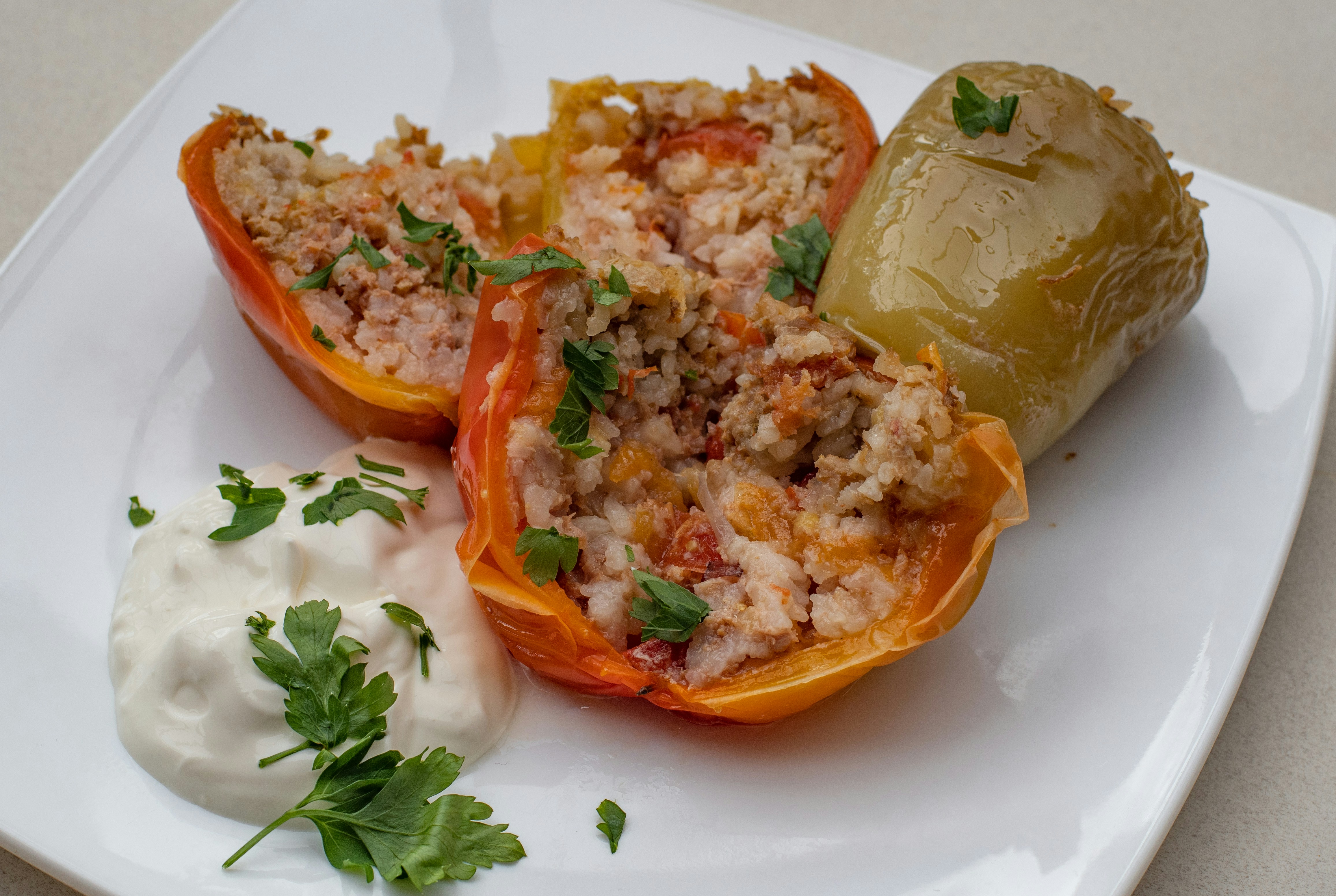 Air Fryer Stuffed Peppers